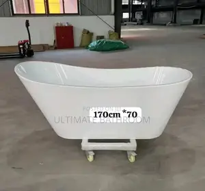 70x170cm Curve Bathtub White