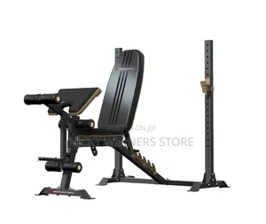 ADJUSTABLE WEIGHT BENCH With Preacher Curl and Leg Trainer