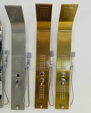 Rainfall Gold Bathroom Panel Showers