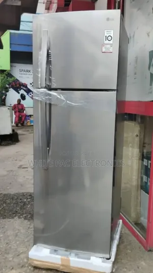 ✓Lg Inverter 308-litre( Fridge/Freezer) Fast Cooling >2yrs
