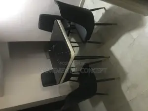 Executive Black Marble Dinning Set