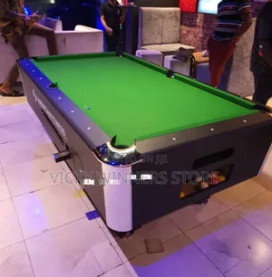 Snooker Board With Coin and Marble