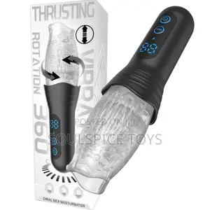 Thrusting 360 Transparent Masturbator