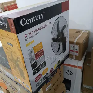 Timer Equippedcentury 18 Inches Rechargeable Wall Fan