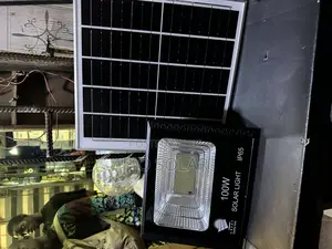 100w Separate Panels Solar Flood Lights