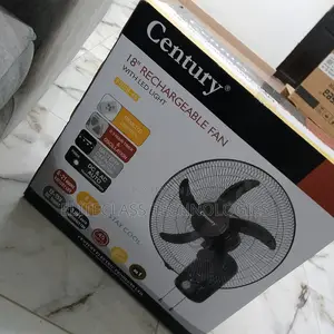 Whisper Quiet Century 18 Inches Rechargeable Wall Fan