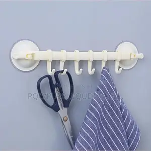 Bathroom and Kitchen Suction Wall Hanger Rack