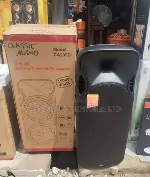 Classic Audio Pa System Double Powered 15inch