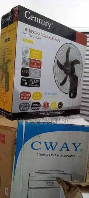 Century 18" Rechargeable AC DC Wind Wizard Fan