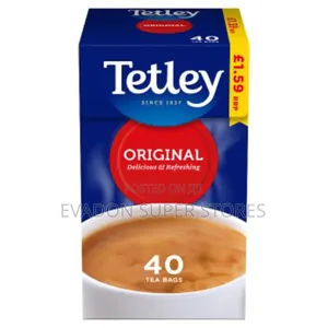 Tetley Tea Original, 40tea Bags By6