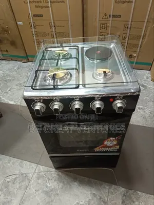 Brand New Sonik(3+1(4borner)Standing Gas Cooker>Oven Grill>
