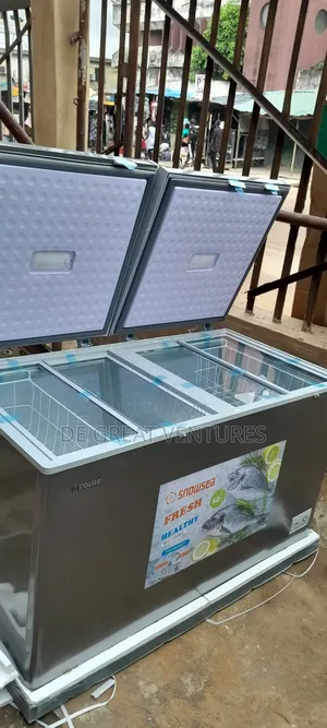 Brand New Snowsea 600litters Double Door Chest Freezer>Silve