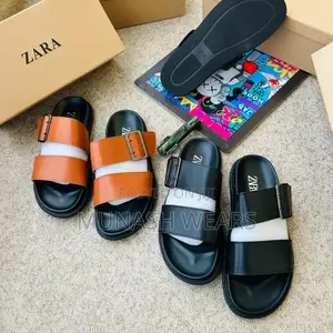 Zara X Givenchy Leather Slipers