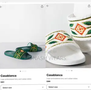 Luxury Casablanca Slide in Store