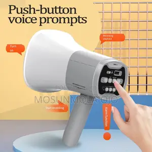 Rechargeable Megaphone/Speaker-Handheld