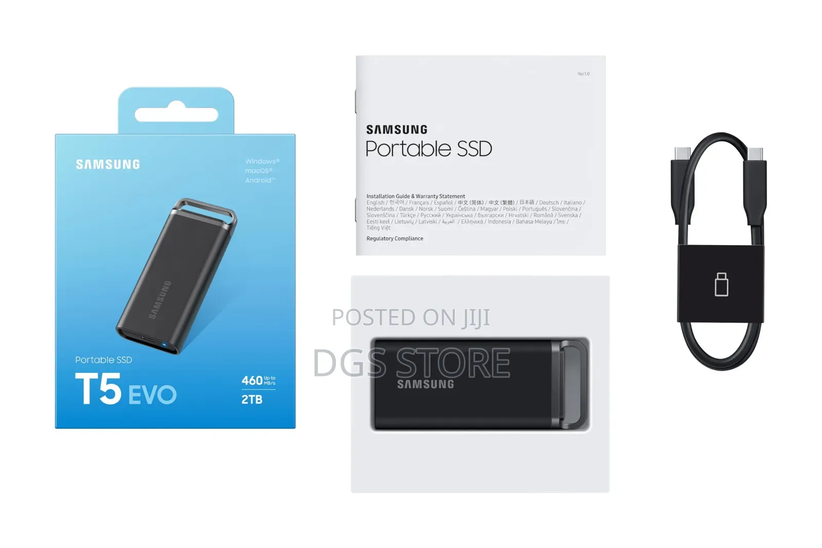 Samsung SSD External 2tb T5 Evo 460mbs