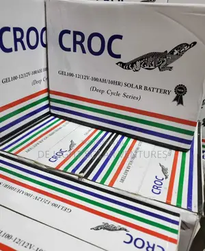 100ah 12V Croc Solar Gel Battery