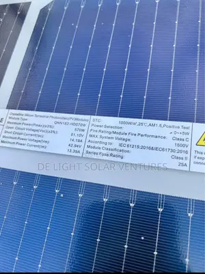 570watts Solar Plans Mono Half Cut 144cwlls Available