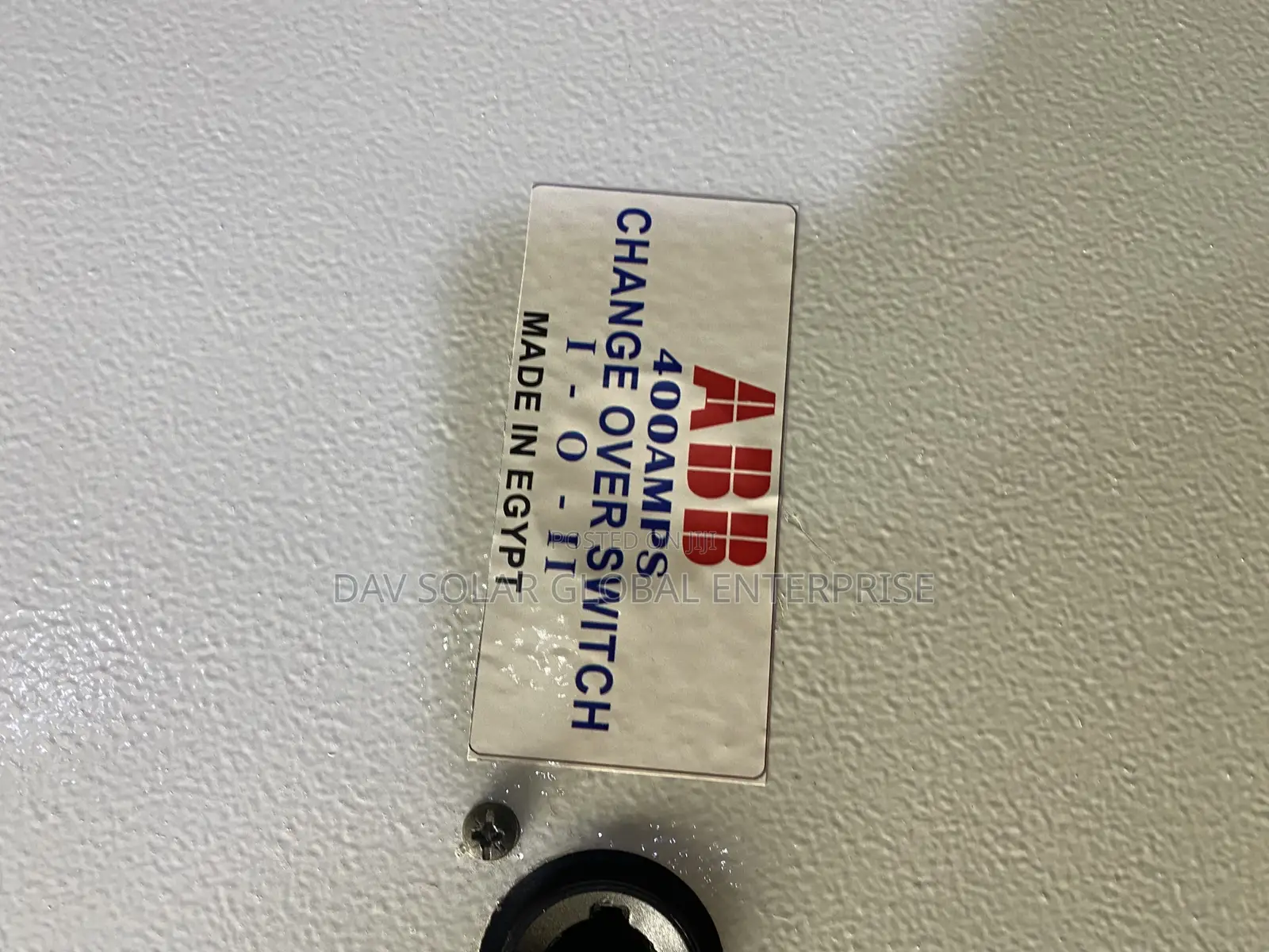 400amps ABB Change Over