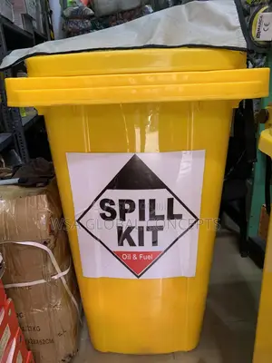 240 Liters Wheel Bin With Safety Oil Spill Kit