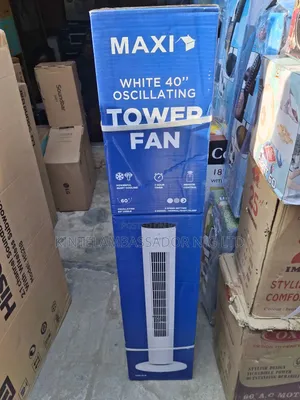 Maxi White 40" Tower Fan