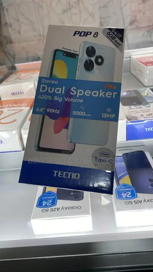New Tecno Pop 8 64 GB Black