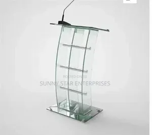 High Quality Executive Thick Glass Pulpit for Church