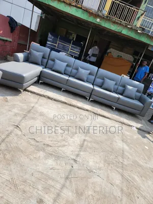 Luxury 14ftby6ft L-Shaped Sofa Made With High Quality Leathe