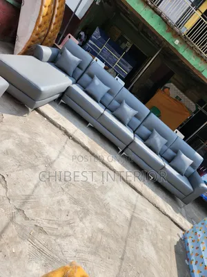 Brand New Skin Leather L-Shaped Sofa