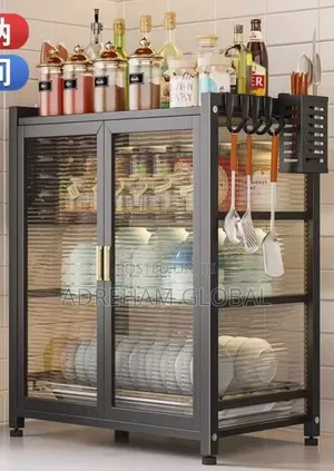 3layer Cabinet Dish Drainer With Cover