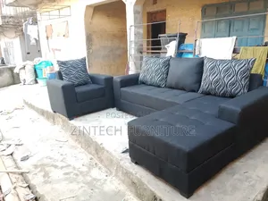 Affordable 7 Seats Shape Couch and a Single Seater