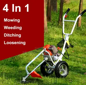 Multipurpose Hand Push Lawn Mower Brush Cutter Machine