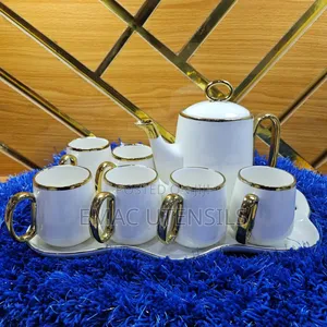 7pcs Luxury Tea Set With Tray
