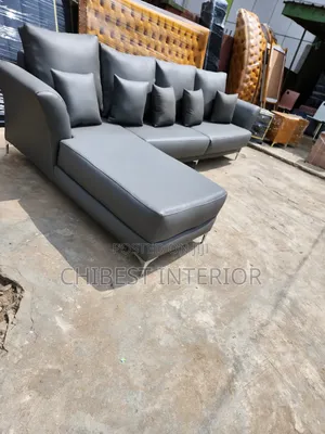 10ftby6ft L-L-Shaped Couch Made With Quality Leather