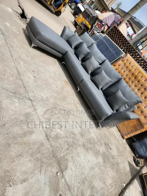 10ftby6ft L-Shaped Made With Animal Skin Leather