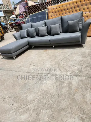 Quality 10ftby6ft Advanced Animal Skin Leather Couch.