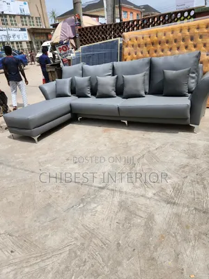 Brand New L-Shaped Leather Couch