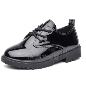 Boy's Glossy Derby Shoes Sizes 24 to 39