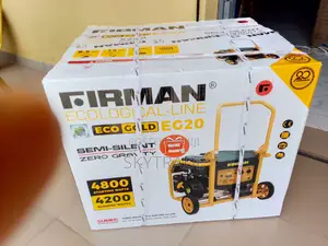 New Firman 4.5kva Generator + Key Ec0 Eg20