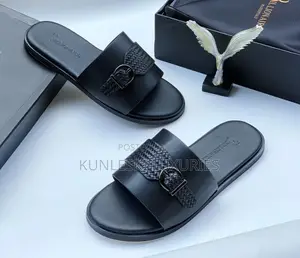 Original Billionaire Men Leather Slippers Available