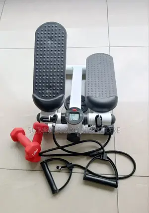 Mini Stepper With Removable Resistant Bands