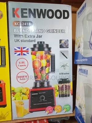 4 Litres Kenwood Large Capacity Double Cup Blender-9000watts