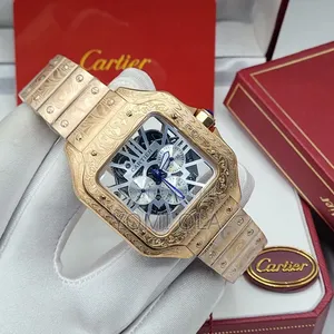 Cartier Skeletal Body Crested Wristwatch