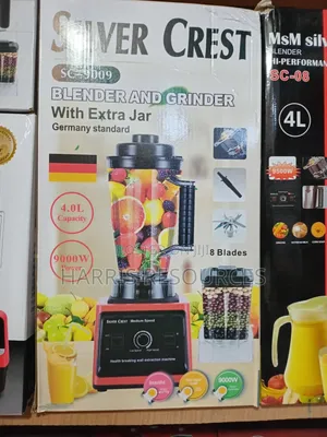 Silver Crest Large Capacity Double Cup Blender- 4 Litres