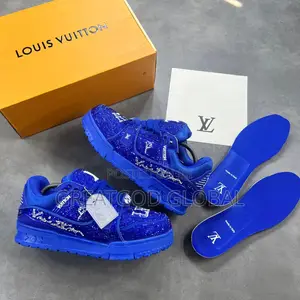 Louis Vuitton LV Trainer Maxi Blue ‘Swarovski Crystal’ Snks”