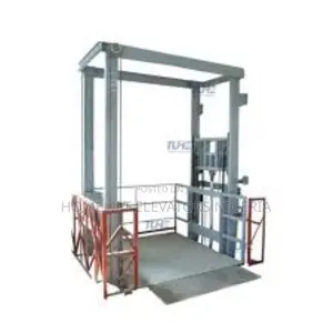 4,M Hydraulic Cargo Lift for Construction Warehouse Office