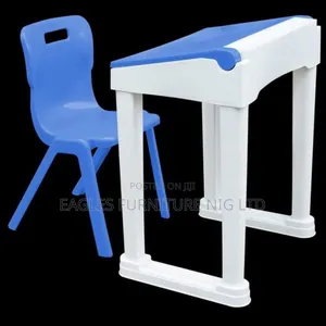 Solid Secondary School Desk and Chair