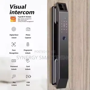 Tuya Smart Security Door Lock With Camera Fingerprints Mechanical Keys