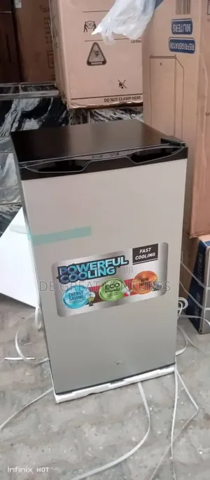 Brand New Royal 90L Table Top Refrigerator>>External>Silver>