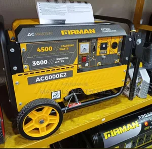 Ac Master Firman Petrol Generator Model Ac6000e2 100% Copper
